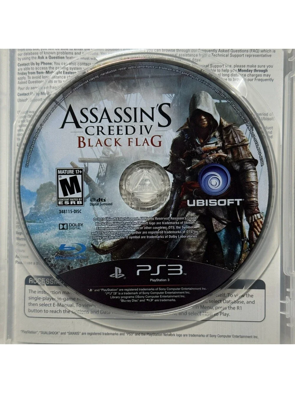 Assassin's Creed IV Black Flag GameStop Edition PS3 Complete CIB